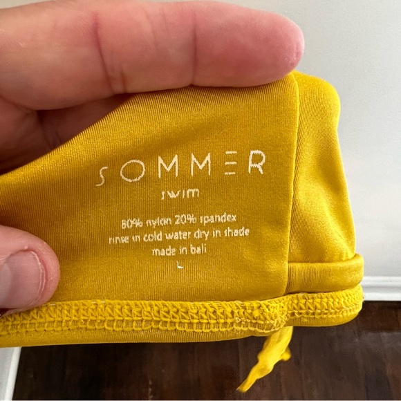 SOMMER SWIM- Dylan Top Hot Mustard Bikini Summer Swimming Pool Resort Ocean - Picture 7 of 7